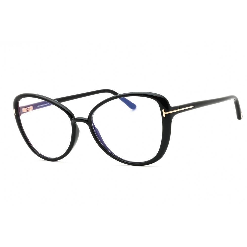 NWT Tom Ford FT5907-B Black Cat Eye 55mm Eyeglasses